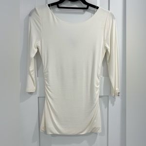 WHITE HOUSE BLACK MARKET Reversible Tee, Size XXS, NWT